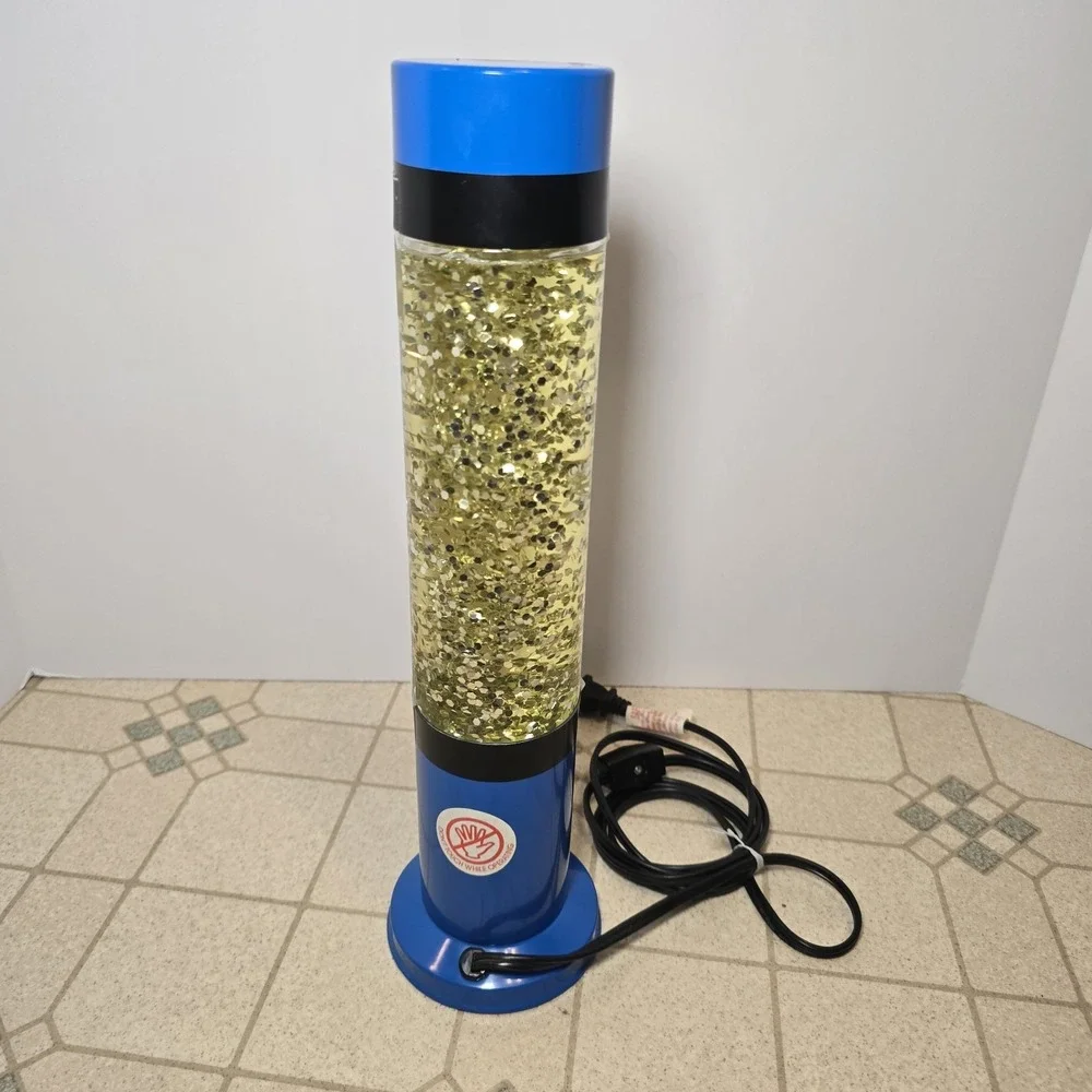 Jeff Gordon Racer 24 Glitter Lava Lamp Vtg 2004 Rare EUC Blue Light - Picture 2 of 12